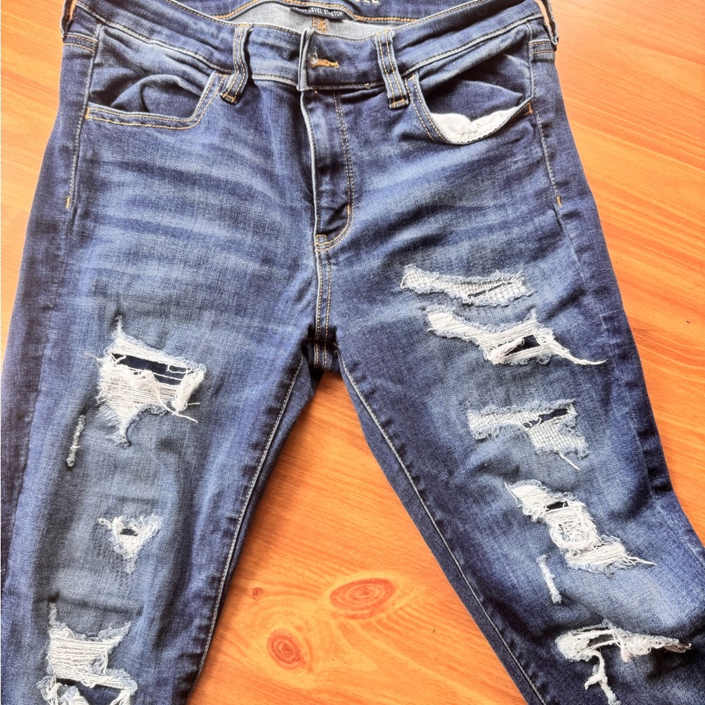 American Eagle Next Level Stretch Jeggings Skinny Jeans Size 8